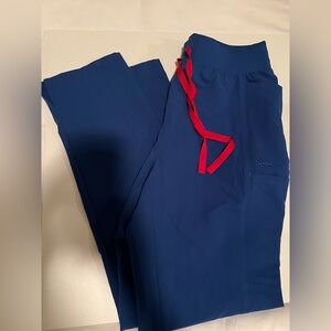 Winning Blue Mayfair High Waisted - Skinny Tapered Scrub Pant